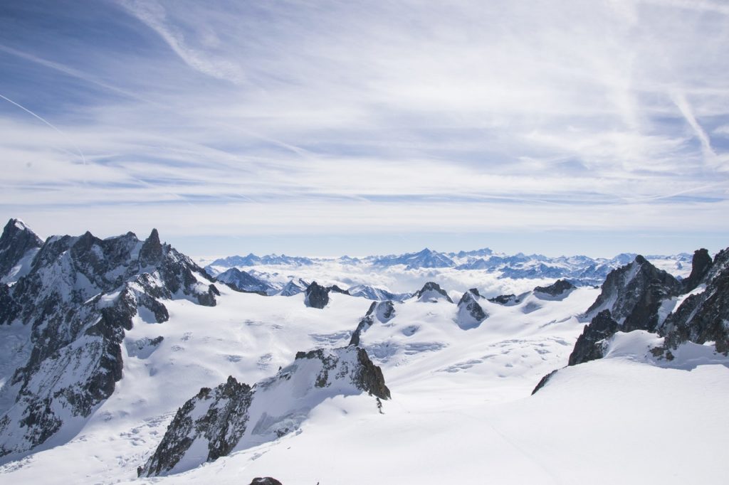 Le Mont Blanc route les arcs